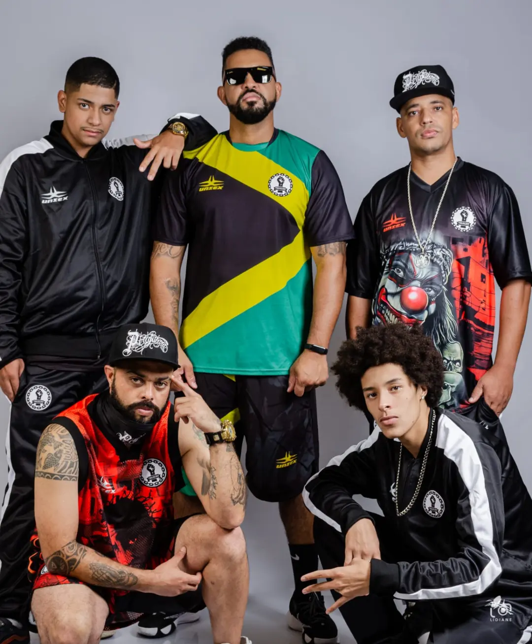 Coletivo de rap com Psico e parceiros
